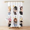 Ateez Meme Mania: K-Pop Delight Sticker Collection Shower Curtain Official Ateez Merch