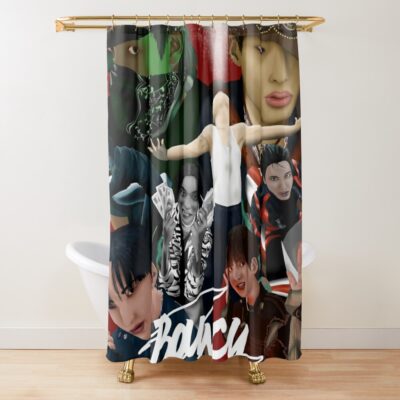 Bouncy Shower Curtain Official Ateez Merch