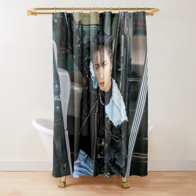 Ateez Seonghwa "The World Ep.1 : Movement Guerrilla" Shower Curtain Official Ateez Merch