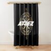 Ateez Compass Design Shower Curtain Official Ateez Merch