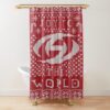 Ateez The World Christmas Shower Curtain Official Ateez Merch