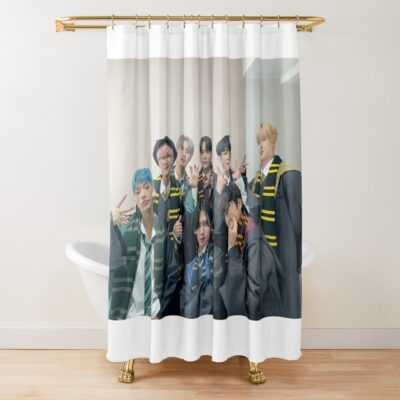 Ateez Shower Curtain Official Ateez Merch