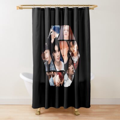 Ateez Zero : Fever Shower Curtain Official Ateez Merch