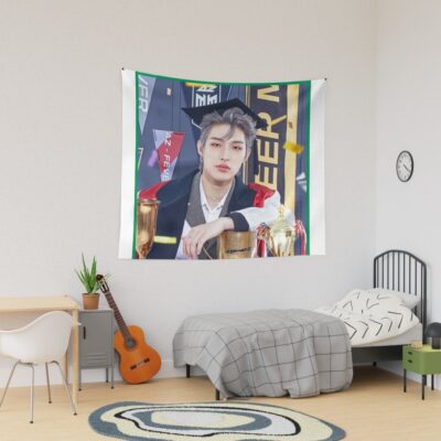 Ateez Mingi 'Heung' Tapestry Official Ateez Merch