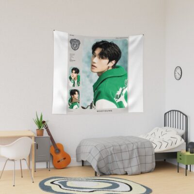 Ateez Wooyoung 'The Real' Tapestry Official Ateez Merch