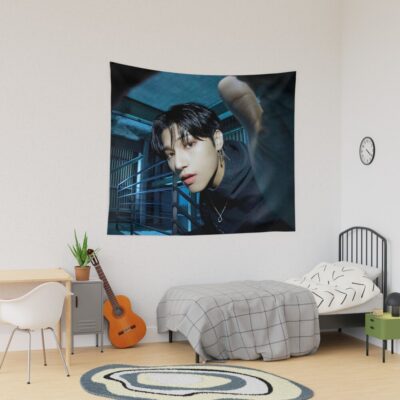 Ateez Wooyoung "The World Ep.1 : Movement Guerrilla" Tapestry Official Ateez Merch