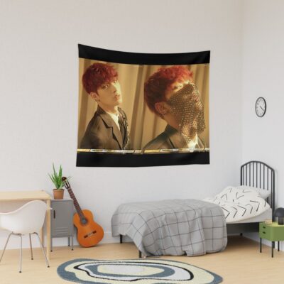 Ateez Mingi Tapestry Official Ateez Merch